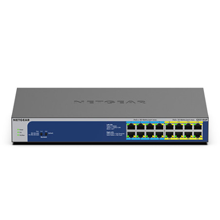 Netgear GS516UP Switch non manageable PoE+ haute puissance Gigabit Ethernet 16 p