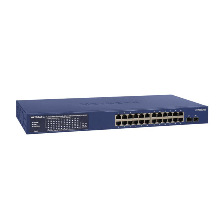 Netgear GS724TPP Smart Switch Web manageable Pro PoE+ 24ports Gigabit Ethernet a
