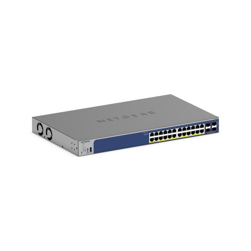 Netgear GS728TXP Smart Switch PoE+ 24 ports Gigabit avec en option gestion à dis