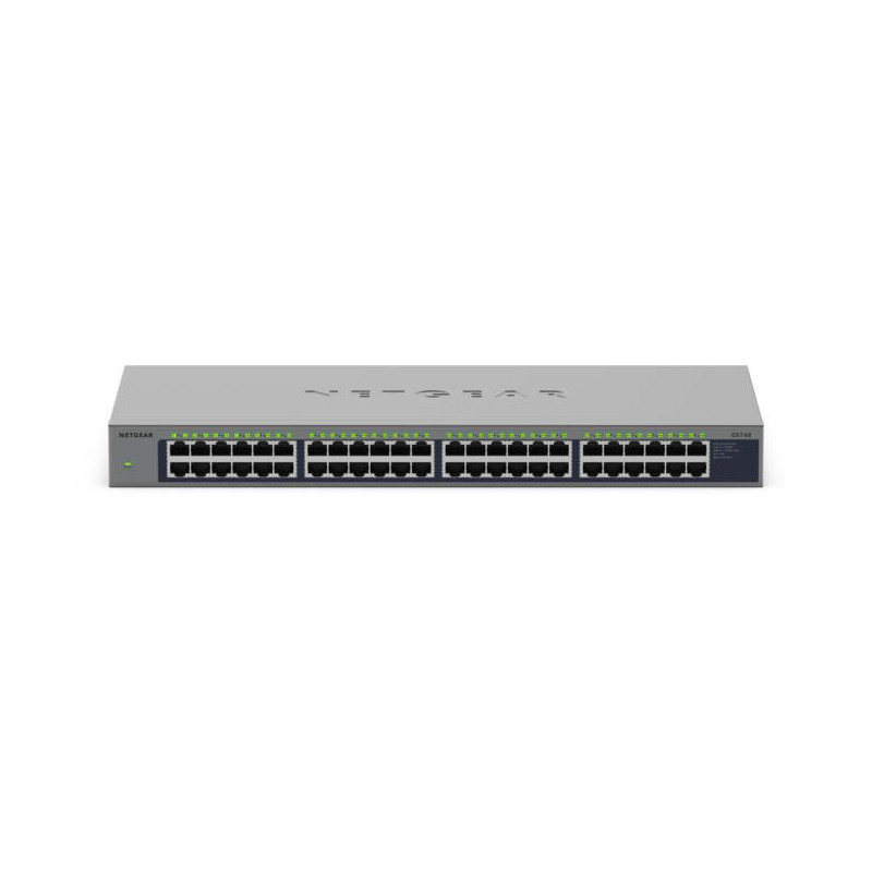 Netgear GS748 Switch non manageable 48 ports Gigabit Ethernet.