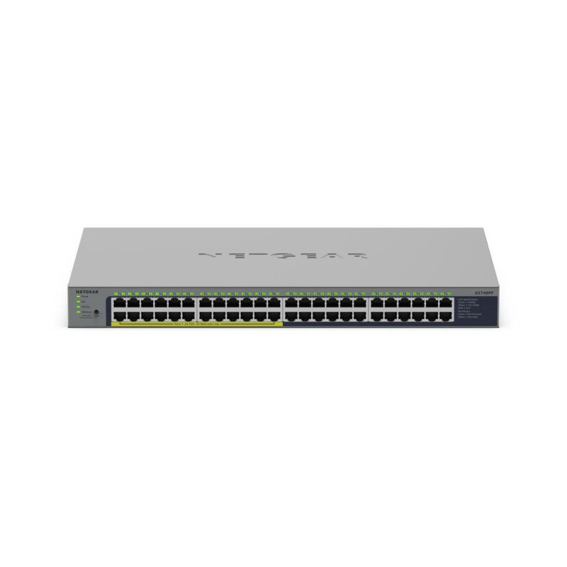 Netgear GS748PP Switch non manageable PoE+ Gigabit Ethernet 48 ports (380 W).