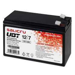 SALICRU BATTERIE UBT 12V 7Ah Technologie AGM Faible autodecharge 105 A (5s) Gara