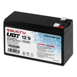 SALICRU BATTERIE UBT 12V 9Ah Technologie AGM Faible autodecharge 135 A (3s) gara