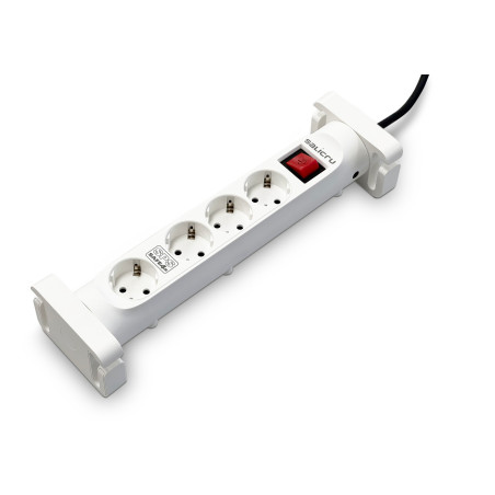 SALICRU Multiprises Parafoudre SPS SAFE 4S 4 prises Shuko FR 8kA c ble  1,4 m fi