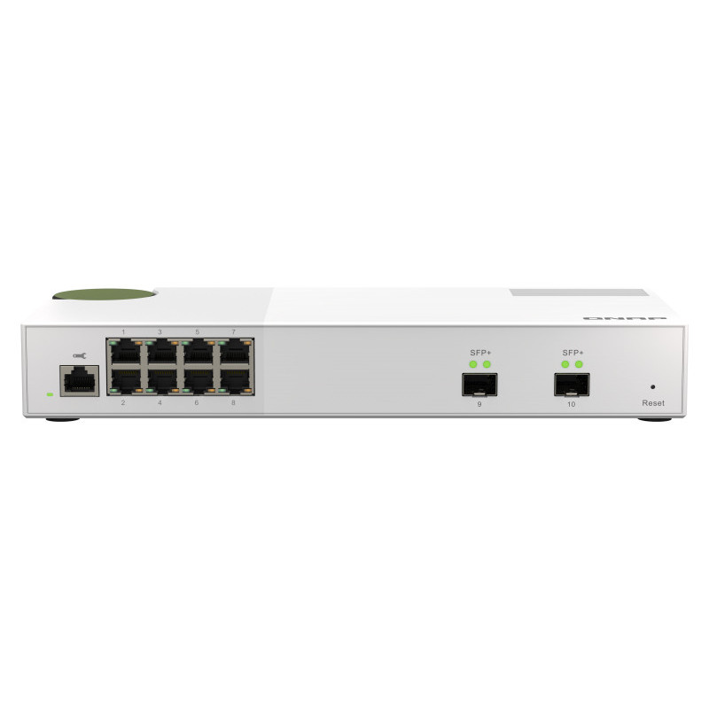 Switch Qnap QSW-M1208-8C - 8x 2,5GbE (RJ45) + 2x SFP+ 10 GbE   - Garantie 2 ans.