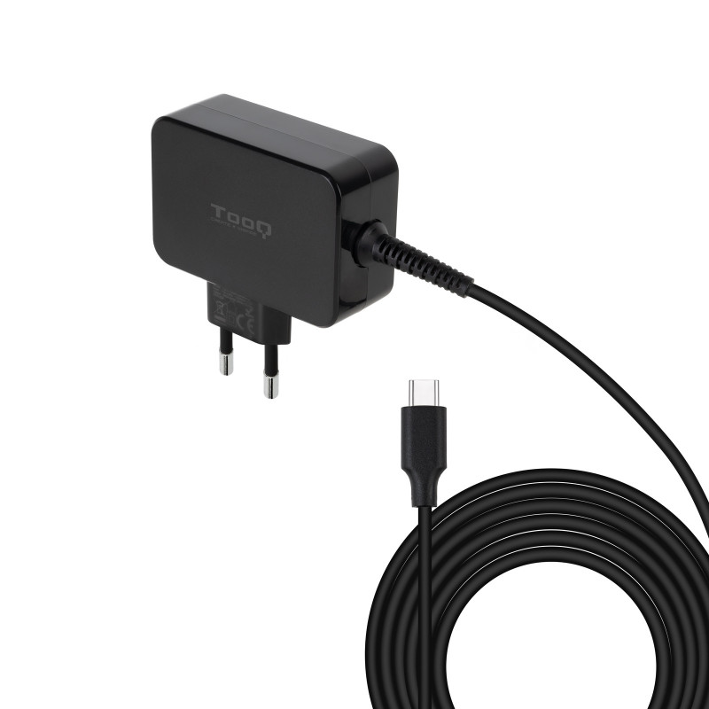 Chargeur universel TooQ 65W - USB-C (Noir)