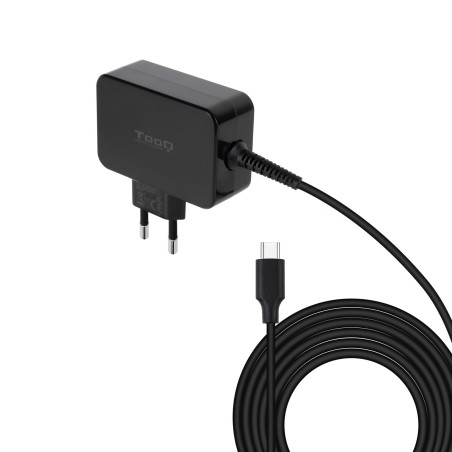 Chargeur universel TooQ 65W - USB-C (Noir)