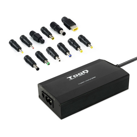 Chargeur universel TooQ 100W - 12 embouts (Noir)