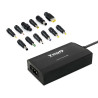 Chargeur universel TooQ 100W - 12 embouts (Noir)