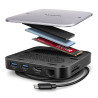 Station d'accueil USB-C 3.2 Axagon HMC-Ufo (Noir)