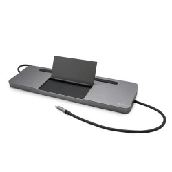 Station d'accueil USB-C 3.0 I-Tec Metal Ergonomic (Gris)