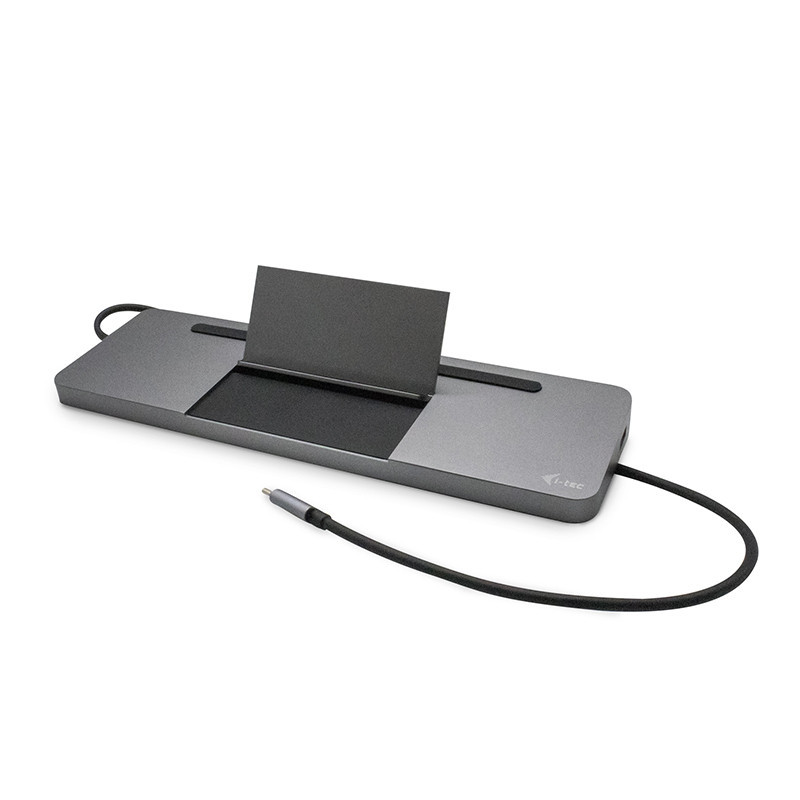 Station d'accueil USB-C 3.0 I-Tec Metal Ergonomic (Gris)
