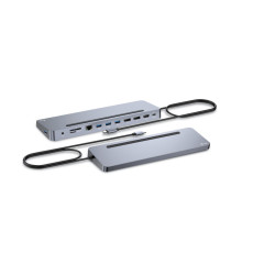 Station d'accueil USB-C 3.0 I-Tec Metal Ergonomic (Gris)