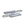 Station d'accueil USB-C 3.0 I-Tec Metal Ergonomic (Gris)