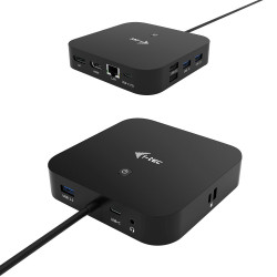 Station d'accueil USB-C I-Tec DP Docking Station (Noir)