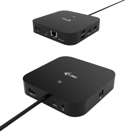 Station d'accueil USB-C I-Tec DP Docking Station (Noir)