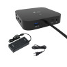 Station d'accueil USB-C I-Tec DP Docking Station avec alimentation 100W (Noir)
