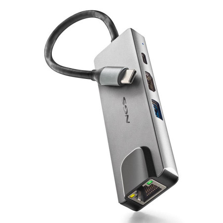 Station d'accueil portable USB-C 3.0 NGS Wonder Dock Supra (Gris)