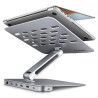 Support   réhausseur Axagon HMC-STND pour ordinateur portable avec station d'accueil