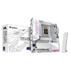 Carte Mère Gigabyte B860M Aorus Elite WiFi6E Ice (Intel LGA 1851) Micro ATX
