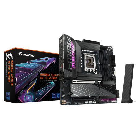 Carte Mère Gigabyte B860M Aorus Elite WiFi6E (Intel LGA 1851) Micro ATX