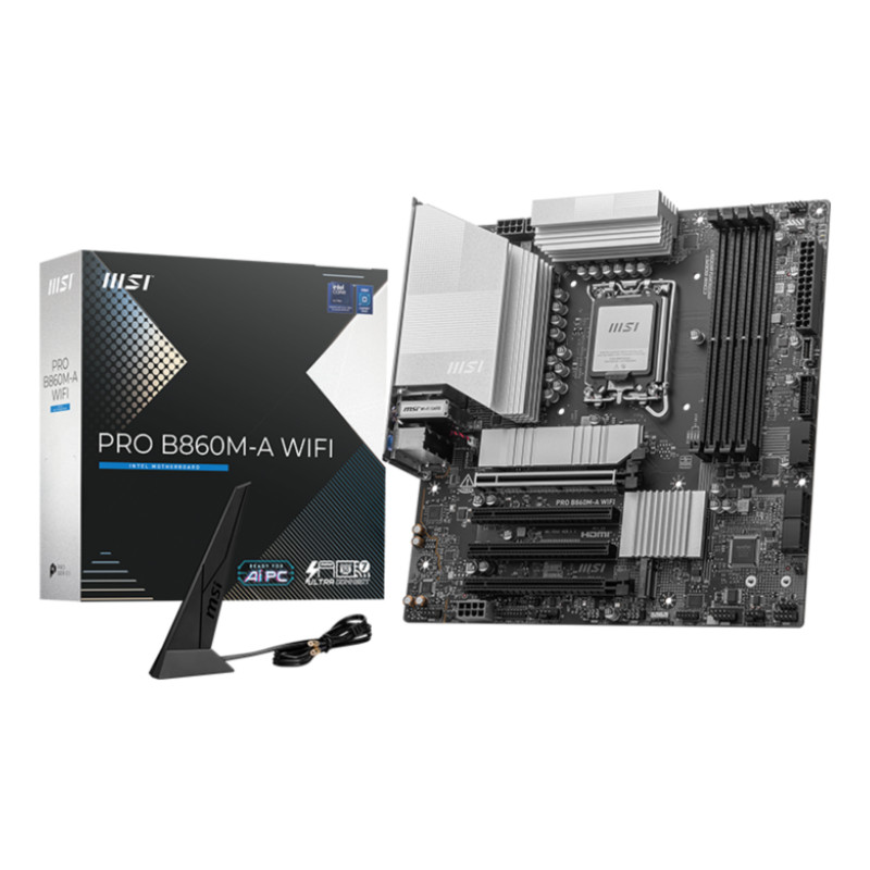 Carte Mère MSI Pro B860M-A WiFi (Intel LGA 1851) Micro ATX