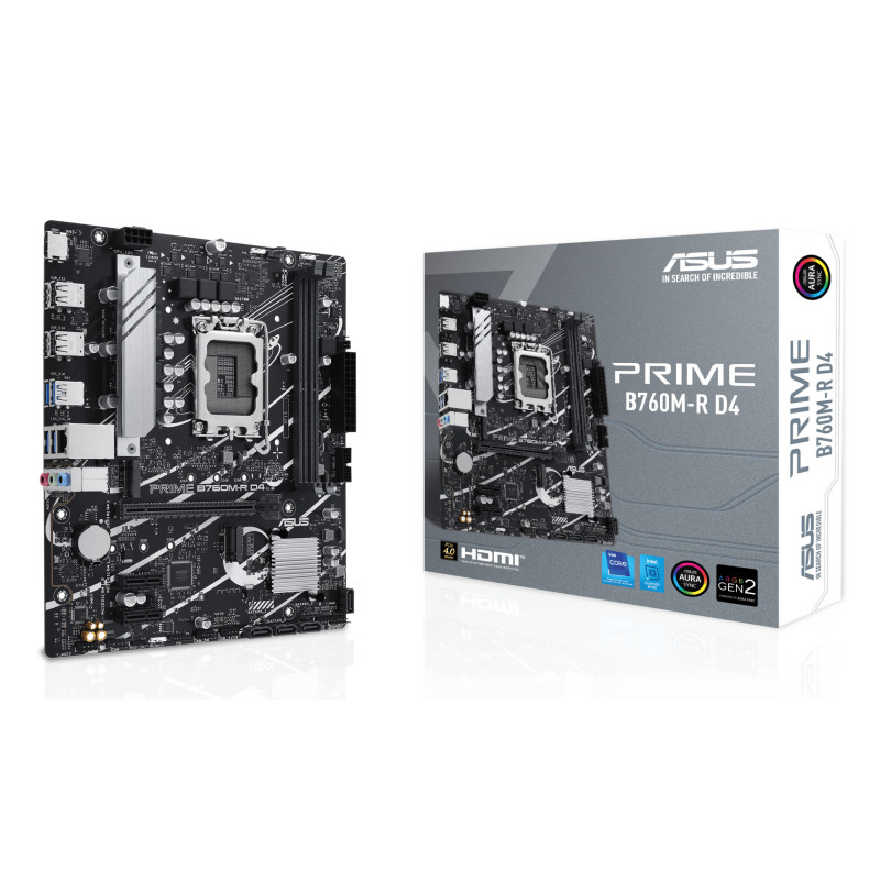 Carte Mère Asus Prime B760M-R DDR4 (Intel LGA 1700) Micro ATX