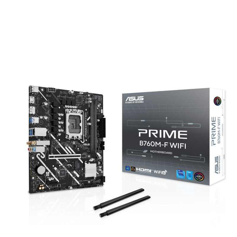 Carte mère Asus Prime B760M-F WiFi (Intel LGA1700) Micro ATX