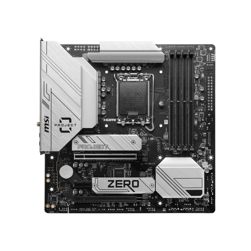Carte Mère MSI B760M Project Zero DDR5 (Intel LGA 1700) Micro ATX