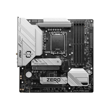 Carte Mère MSI B760M Project Zero DDR5 (Intel LGA 1700) Micro ATX