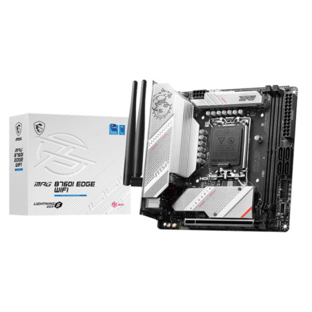 Carte Mère MSI MPG B760I Edge WiFi DDR5 (Intel LGA 1700) Mini ITX