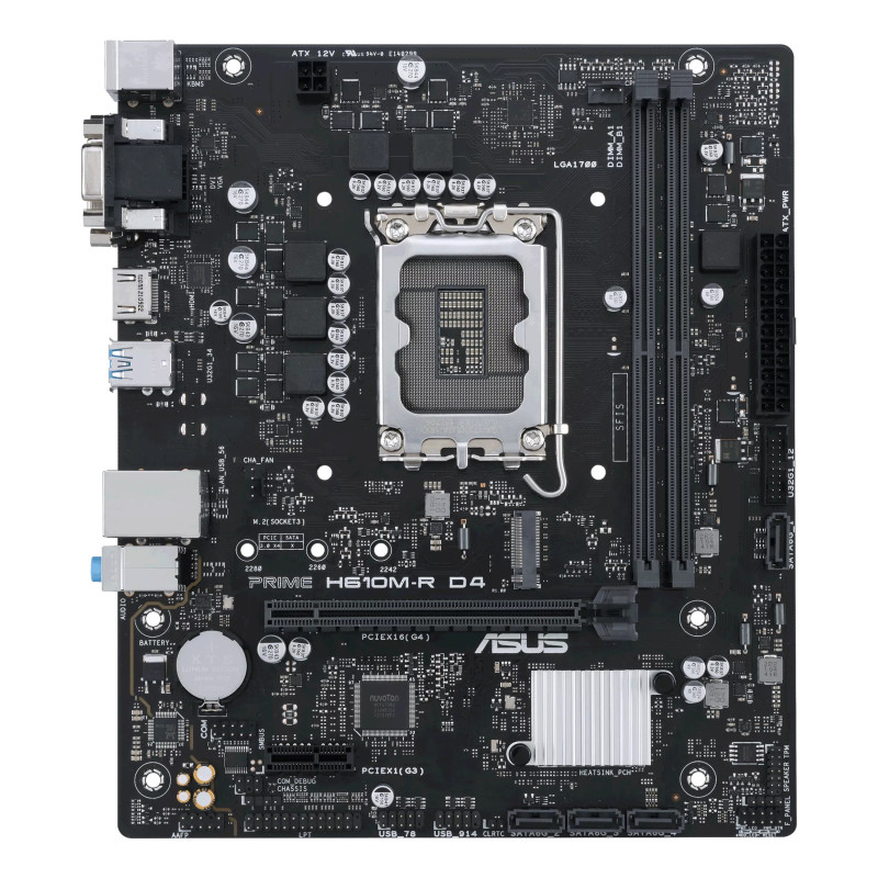 Carte Mère Asus Prime H610M-R DDR4 (Intel LGA 1700) Micro ATX (Bulk)