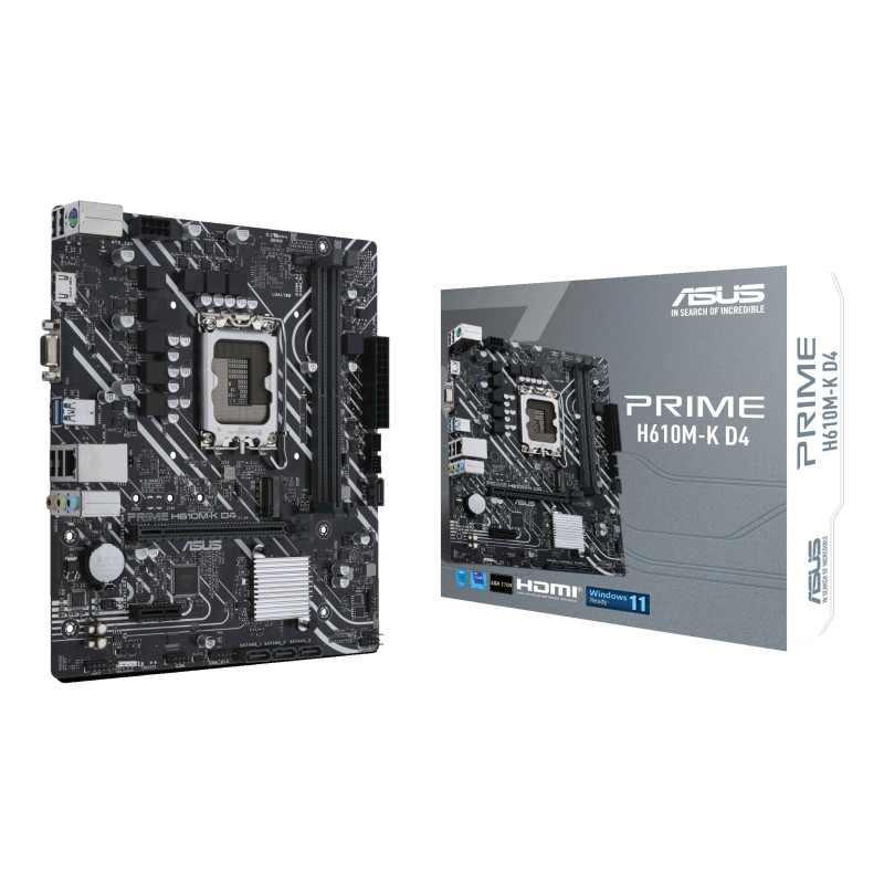 Carte Mère Asus Prime H610M-K D4 (Intel LGA 1700) Micro ATX