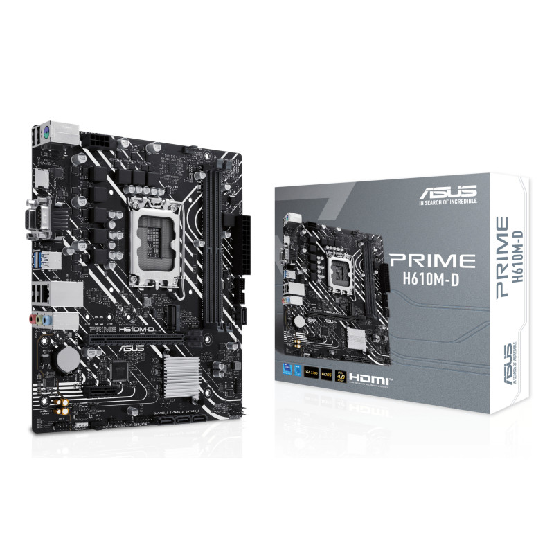 Carte Mère Asus Prime H610M-D DDR5 (Intel LGA 1700) Micro ATX