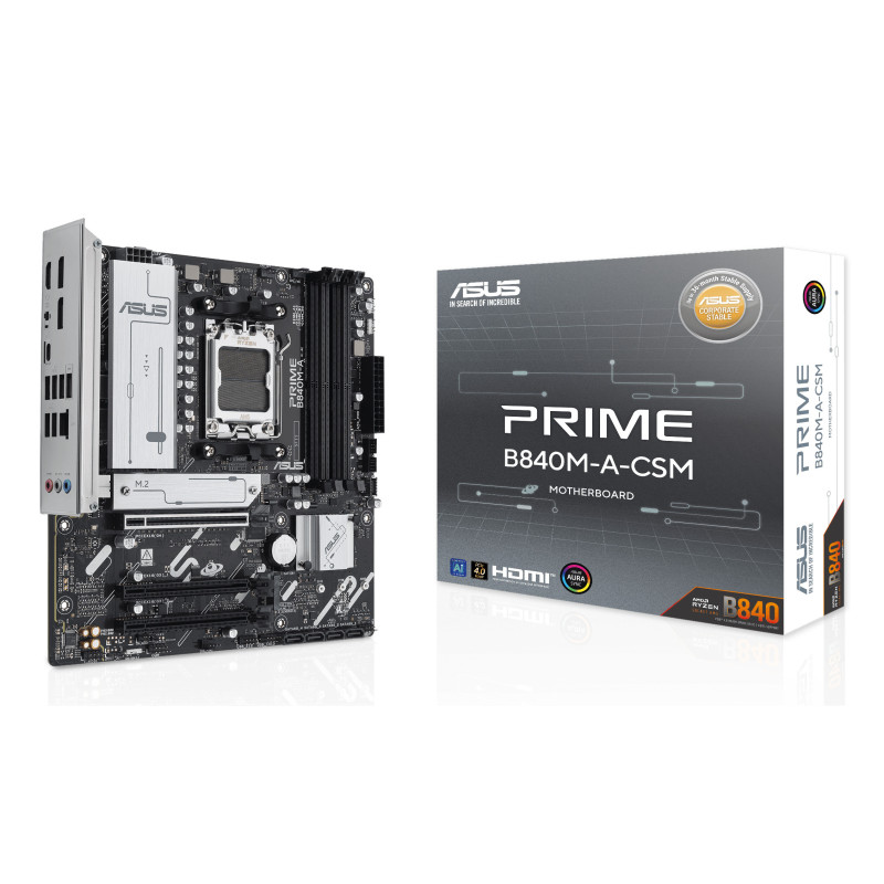 Carte Mère Asus Prime B840M-A-CSM (AMD AM5) Micro ATX