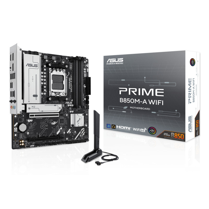 Carte Mère Asus Prime B850M-A (AMD AM5) Micro ATX