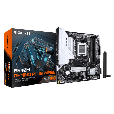 Carte Mère Gigabyte B840M Gaming Plus WiFi6E (AM5) Micro ATX
