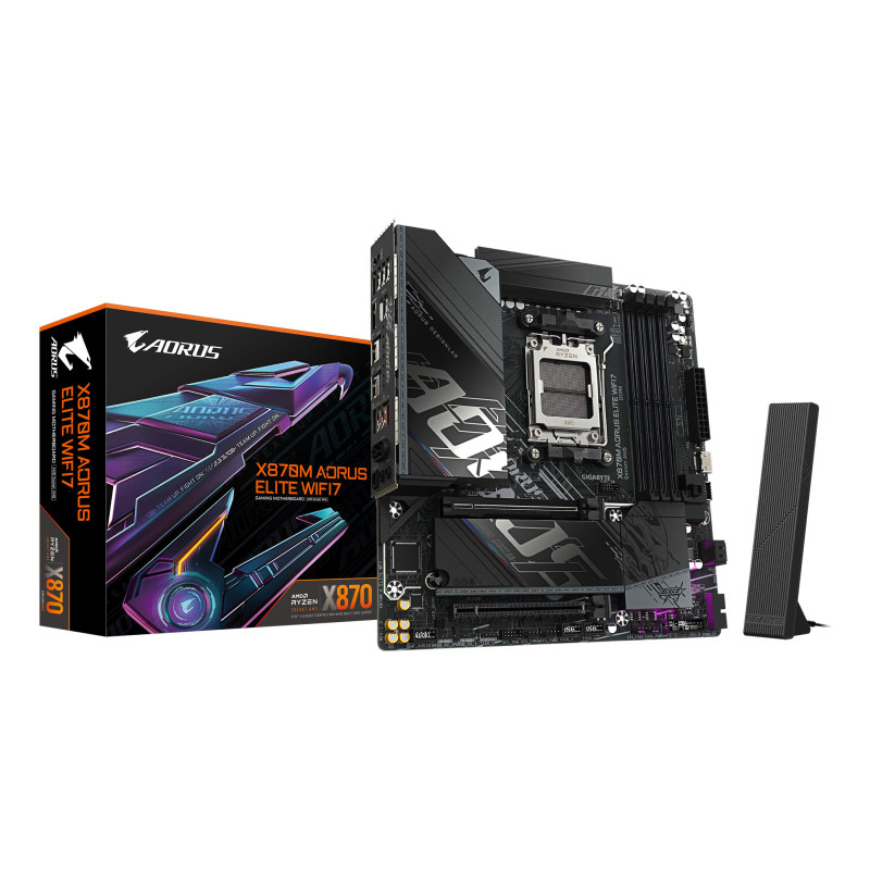 Carte mère Gigabyte X870M Aorus Elite WiFi7 (AM5) Micro ATX