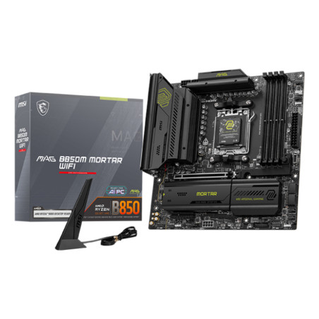 Carte Mère MSI Mag B850M Mortar WiFi (AMD AM5) Micro ATX