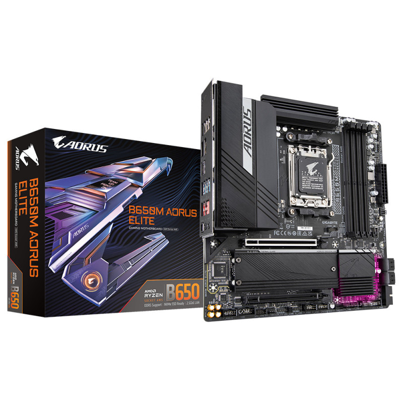 Carte mère Gigabyte B650M Aorus Elite (AM5) Micro ATX