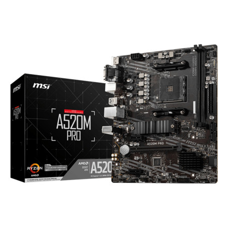 Carte Mère MSI A520M Pro (AM4) Micro ATX