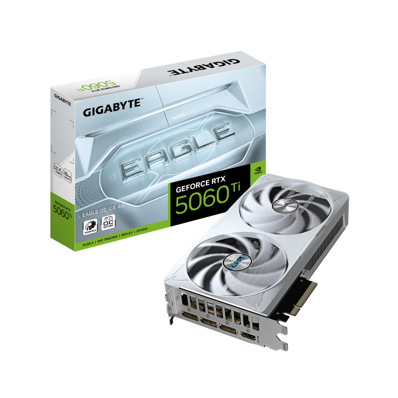 Carte Graphique Gigabyte GeForce RTX 5060 Ti Eagle OC Ice 8Go