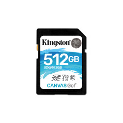 Carte mémoire SD Kingston Canvas Go! - 512Go