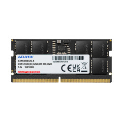 Barette mémoire 16Go SODIMM DDR5 Adata Premier 5600Mhz (Noir)