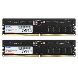 Kit Barrettes mémoire 32Go (2x16Go) DIMM DDR5 Adata 5600MHz (Noir)