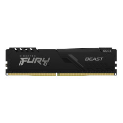 Barrette mémoire 8Go DIMM DDR4 Kingston Fury Beast  3200Mhz (Noir)