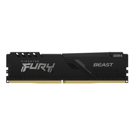 Barrette mémoire 8Go DIMM DDR4 Kingston Fury Beast  3200Mhz (Noir)