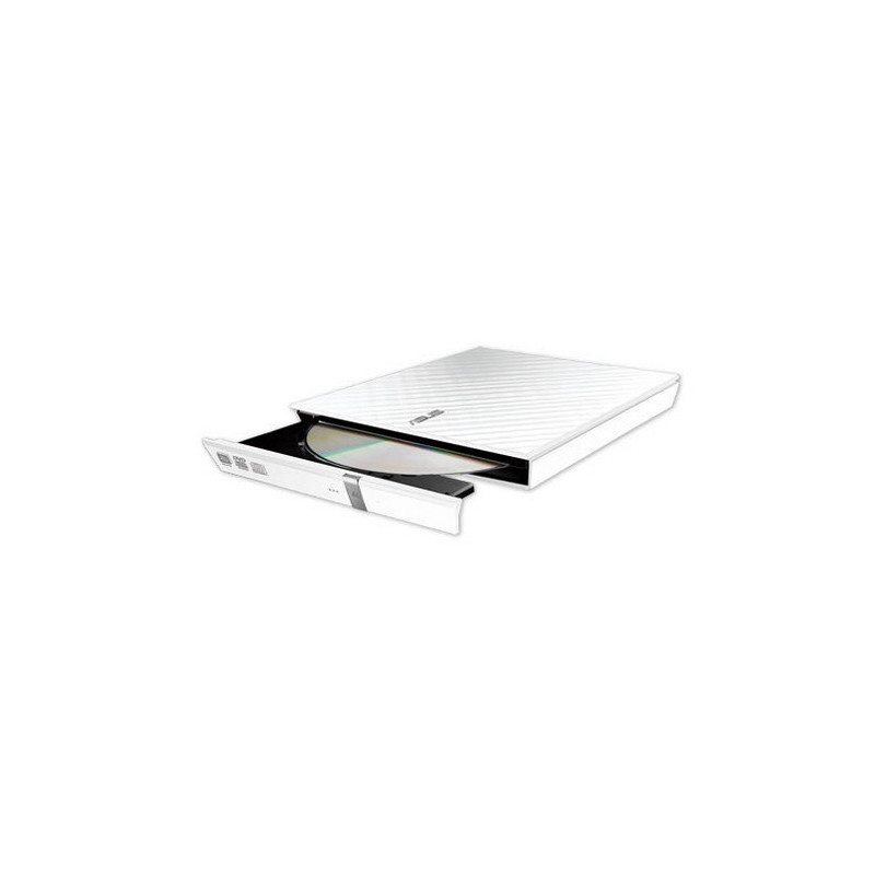 Graveur DVD externe slim Asus SDRW-08D2S-U Lite (Blanc)