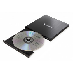Graveur Blu-Ray externe USB-C Verbatim Slimline (Noir)