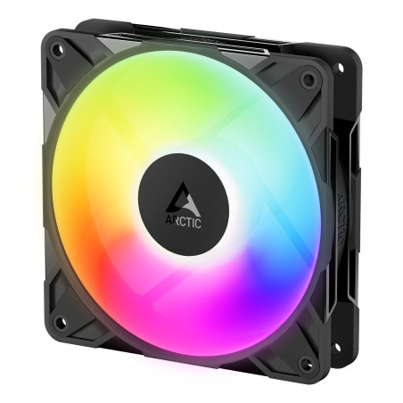 Ventilateur de boitier Arctic P12 Pro Reverse RGB - 12cm (Noir)